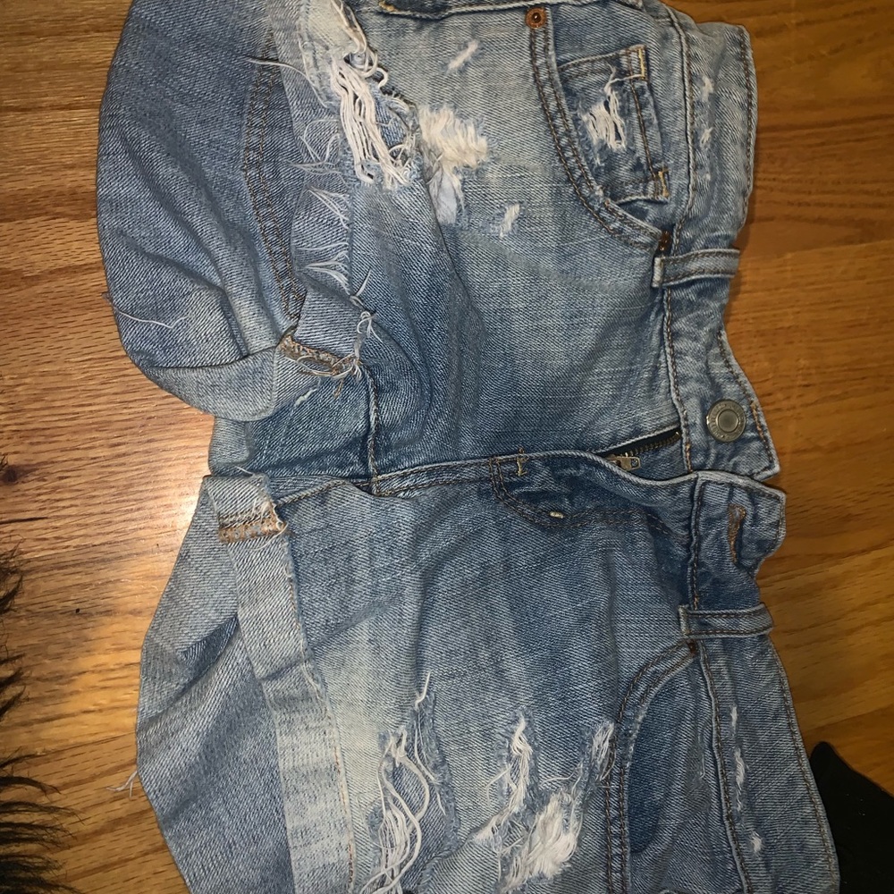 american eagle jean shorts